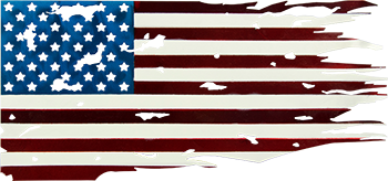 american flag license plate